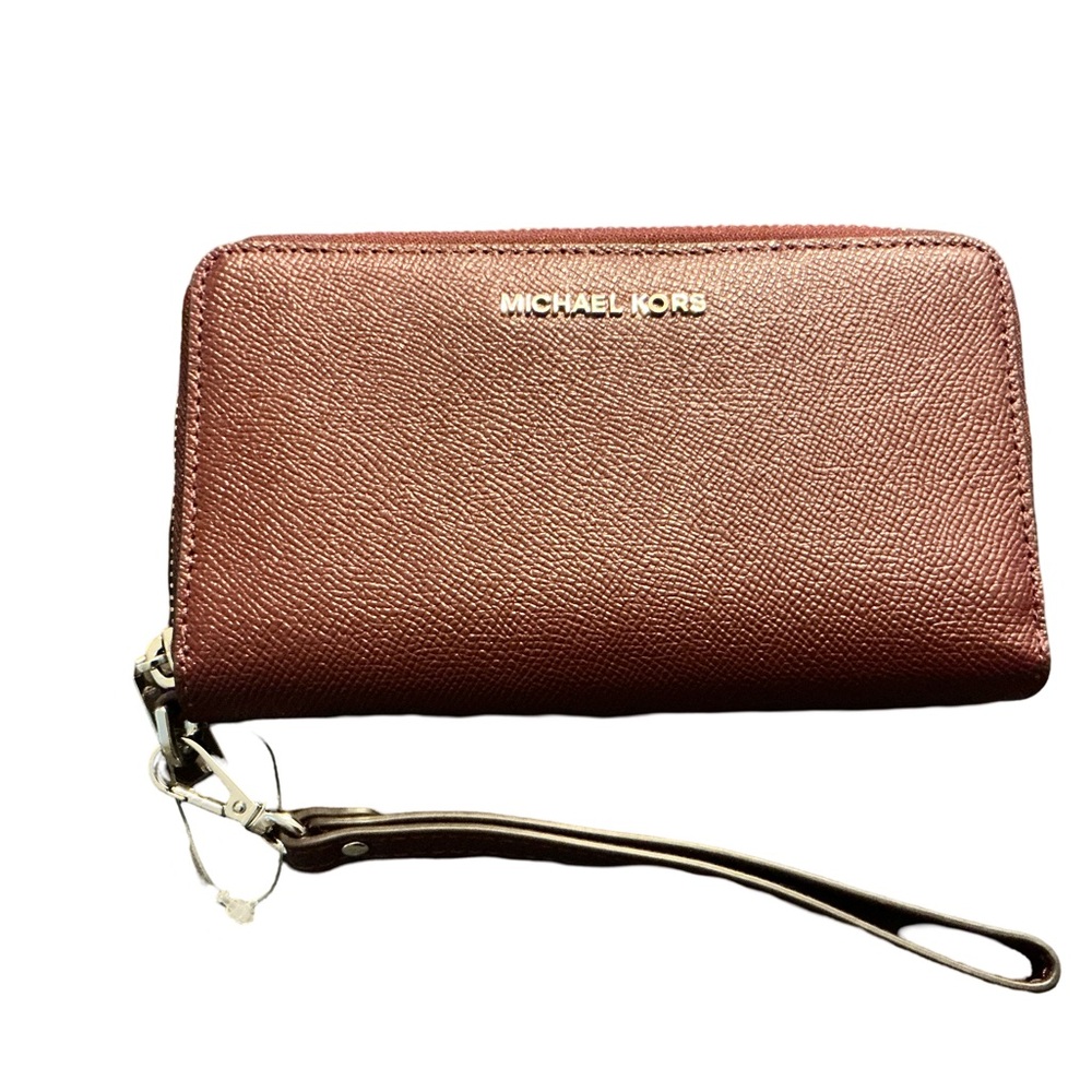Michael Kors Burgundy Wristlet Wallet